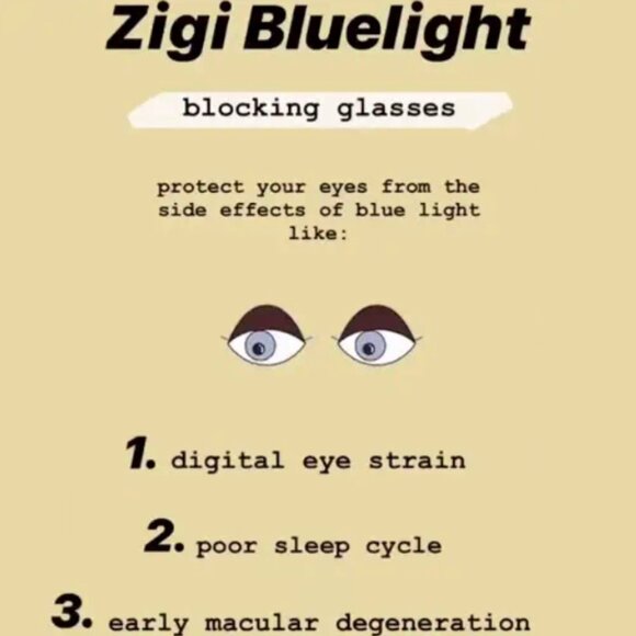 🔥3/$30  NIP ZiGi & MARAiS Anita Black Diamonds Blue Light Blockers $58.00 - Picture 5 of 5